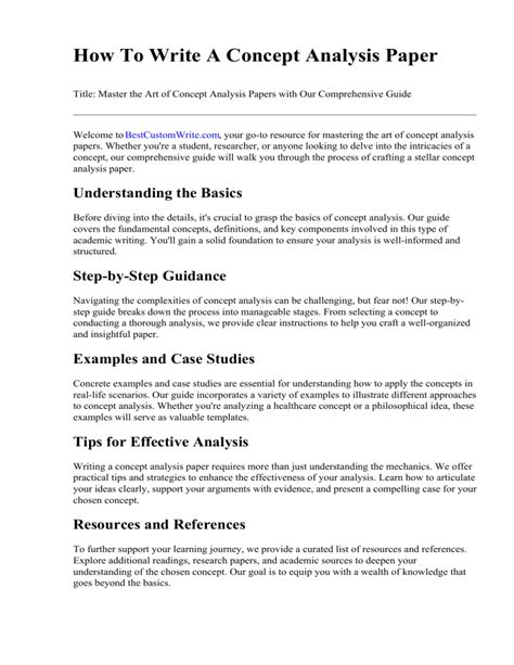 Toradh íomhá ar How to Write a Concept Paper Example