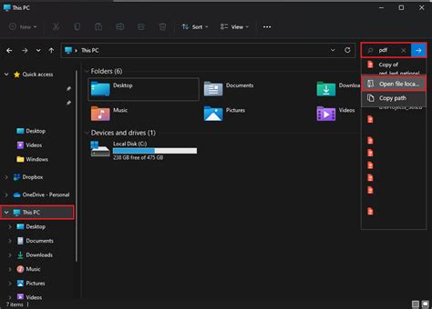 Open File Location に対する画像結果