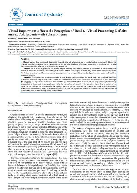 Toradh íomhá ar Visual Processing Deficits
