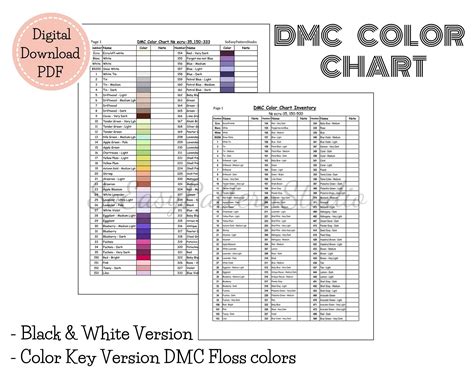 Image result for DMC Embroidery Thread Color Chart