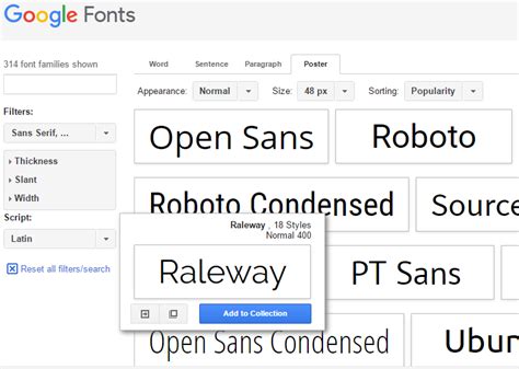 Fonts Google.com に対する画像結果