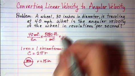 Convert Linear Velocity to Angular Velocity に対する画像結果