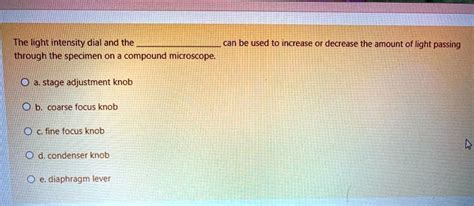 Image result for Light Intensity Knob Microscope