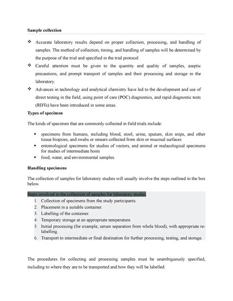 Image result for Sample Collection Positive/Negative