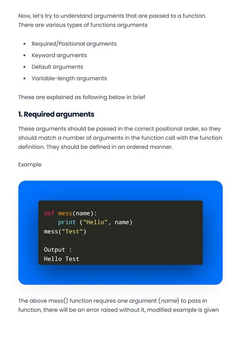 Image result for 5 Different Types of Arguments in Python