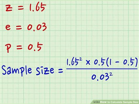 Image result for Sampling Calculation Formula