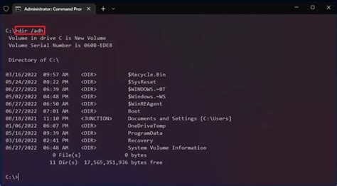 Image result for Windows Show Hidden Files Command Line
