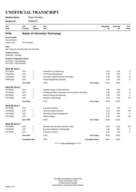 Image result for Interim Transcript