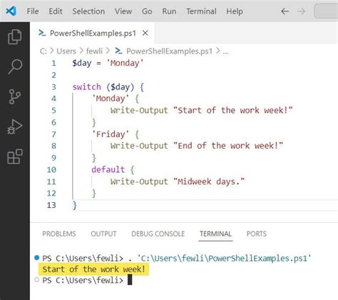 Toradh íomhá ar PowerShell Output Examples