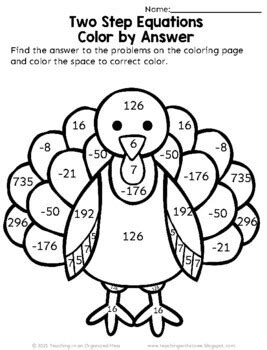 Image result for 7th Grade Color Math Worksheets