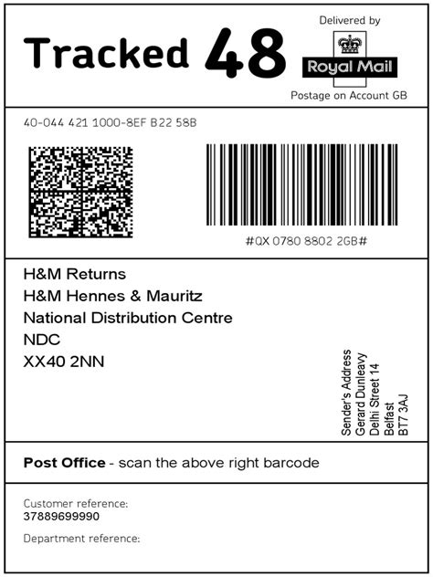 Afbeeldingsresultaten voor Where to Tape Return Label