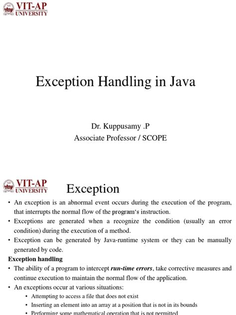 Sample Programs of Exception Handling in Java に対する画像結果