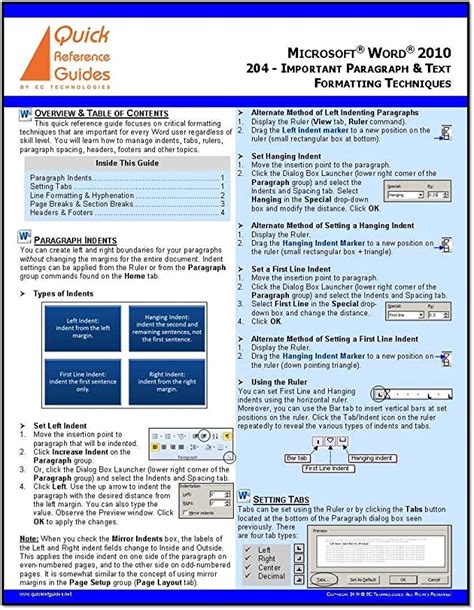 Image result for Microsoft Word Quick Reference Guide