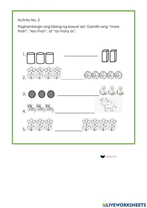 Ordering Objects Worksheet માટે ઇમેજ પરિણામ