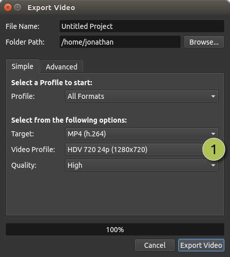 Toradh íomhá ar OpenShot Screenshots
