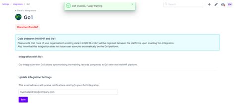 Go1 Integration Plan Example に対する画像結果