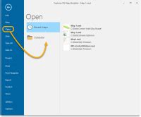 Toradh íomhá ar File Menu Open