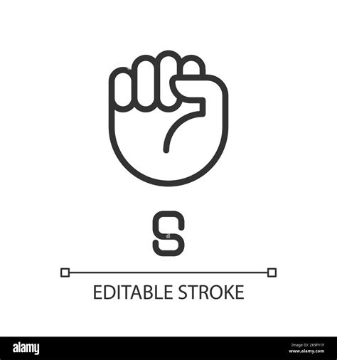 Image result for S Sign Language Vector Flat