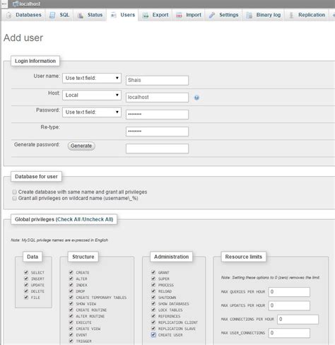 Image result for How To Create New Database In Phpmyadmin