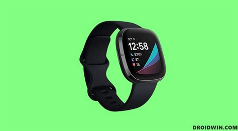 Toradh íomhá ar Fitbit Sense Stuck On Logo