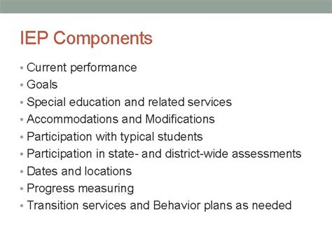 Image result for IEP Components