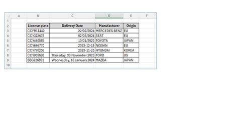 Image result for Excel Table Exercises