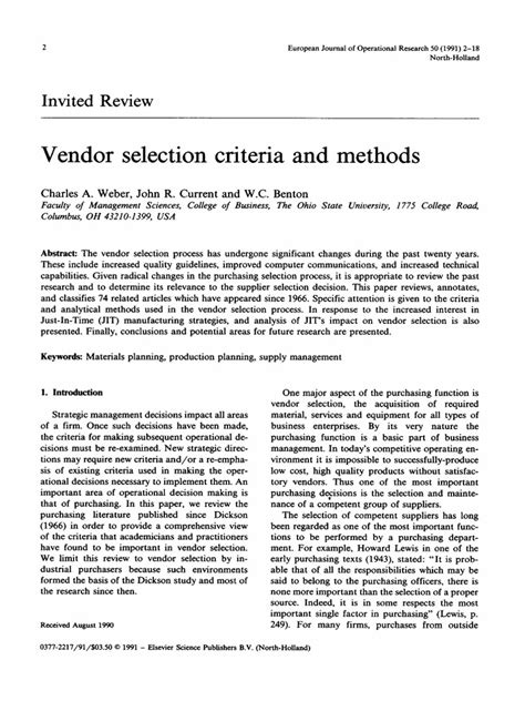 Vendor Selection Guide に対する画像結果