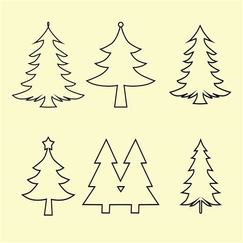 Image result for Christmas Tree Outline Vector