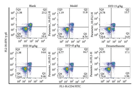 CD4 T-cell Subpopulation Flow Cytometry に対する画像結果