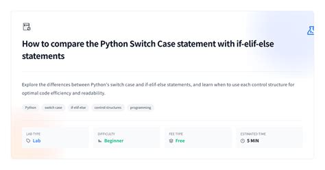 Case Strucute Python に対する画像結果