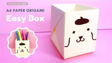 Image result for Origami A4 Box
