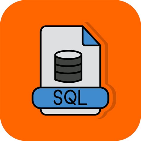 Toradh íomhá ar SQL Logo Orange Color