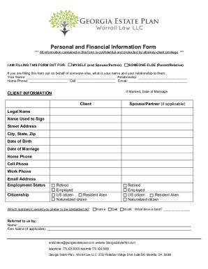 Image result for Financial Advisor Intake Sheet