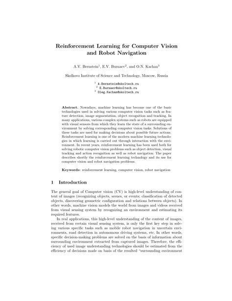 Afbeeldingsresultaten voor Reinforcement Learning and Computer Vision