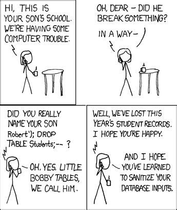 Image result for SQL Inejction Meme