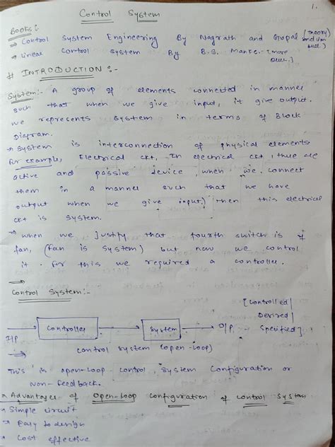 Image result for Control System Notes