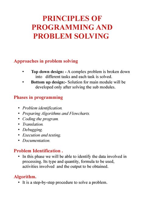 Image result for Principles of Programming Problems