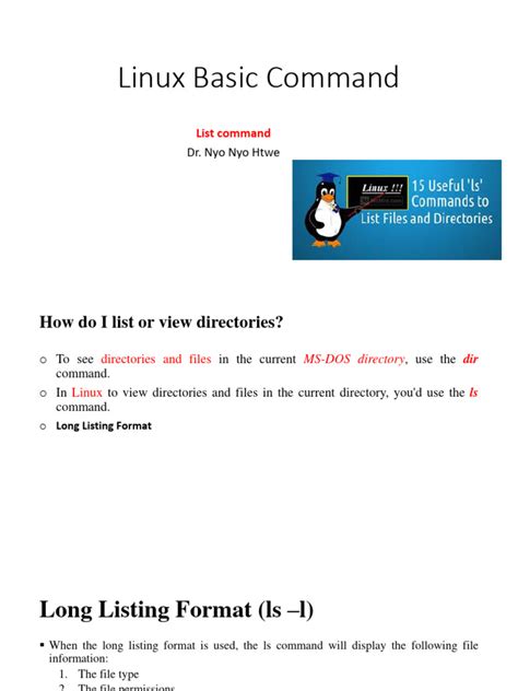 Image result for Long List Command in Linux