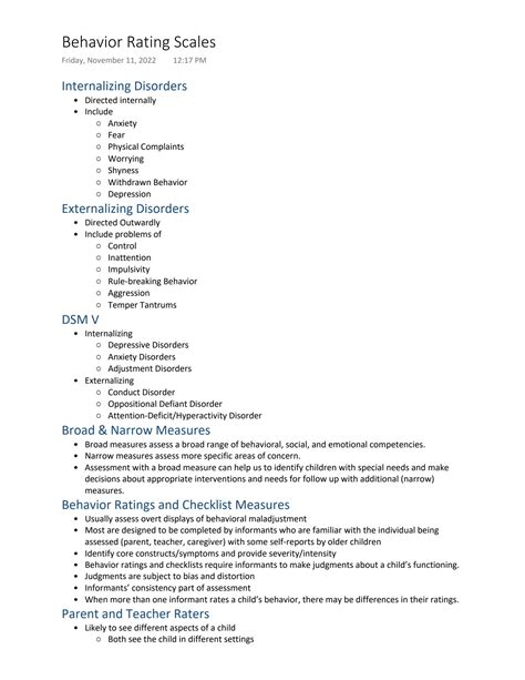Image result for Problem Behavior Rating Scale