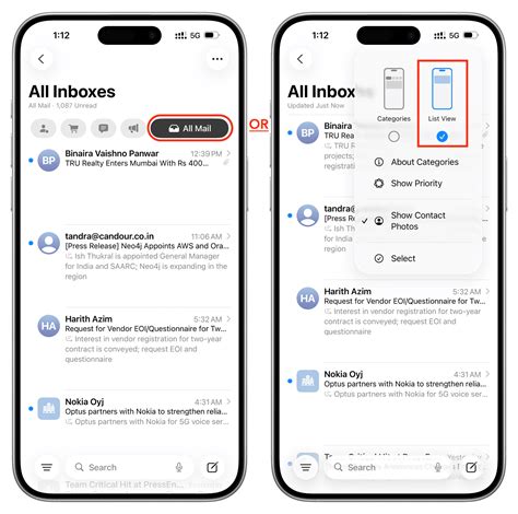 iOS Mail App に対する画像結果