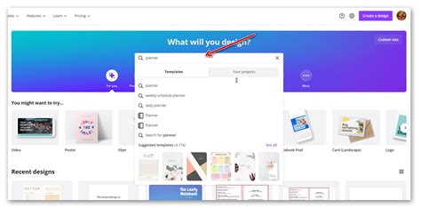 Image result for Canva Planner Examples
