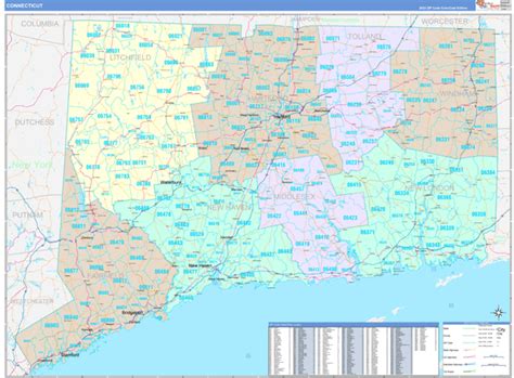 Image result for Connecticut 3 Digit Zip Code Map