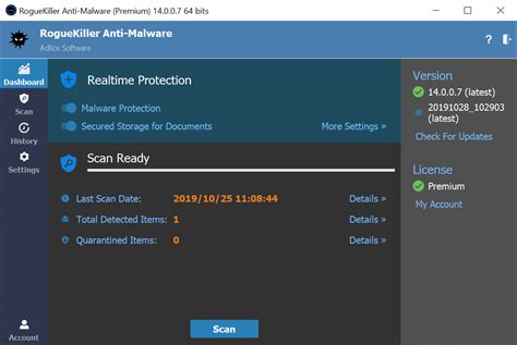 Toradh íomhá ar Malwarebytes Rootkit Scan