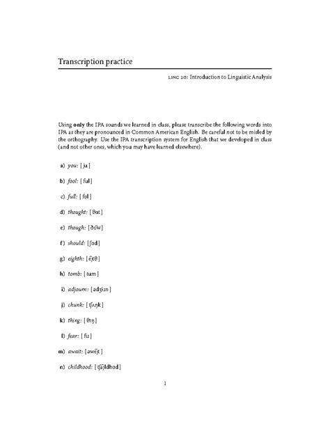 Image result for Transcript Example English Language