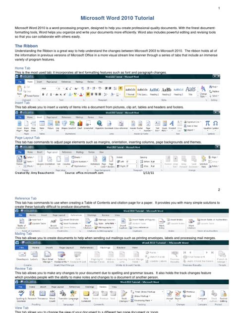 Afbeeldingsresultaten voor Free Microsoft Word 2010 Tutorial