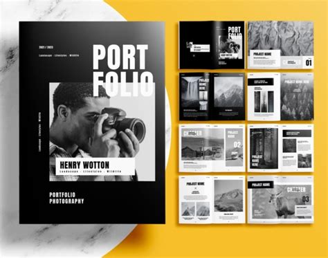 Toradh íomhá ar Portfolio Website Design InDesign