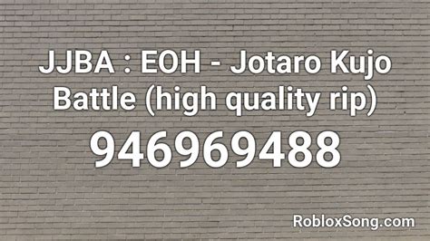 Toradh íomhá ar Jjba Openings Roblox ID