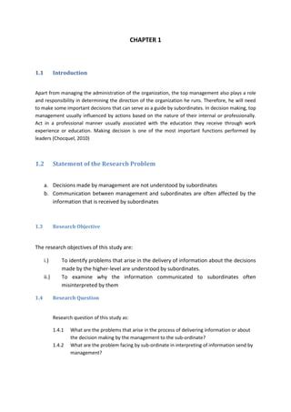 Image result for Research Proposal Chapter 1 Example