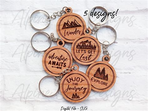 Toradh íomhá ar Glowforge Keychain