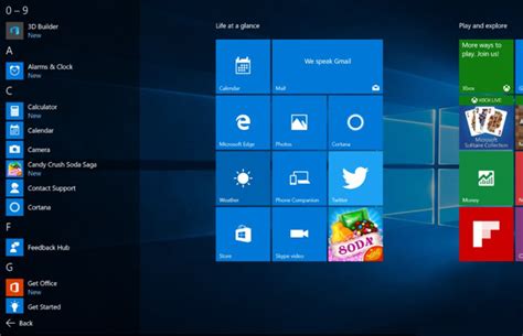 Image result for Microsoft Windows 10 Start